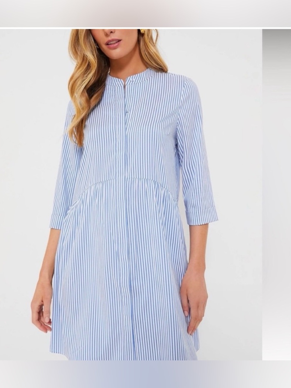 Tuckernuck Royal Shirtdress striped M EUC